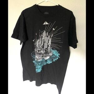 PUBLIC NOTICE Ghost ship men’s T-shirt black - L